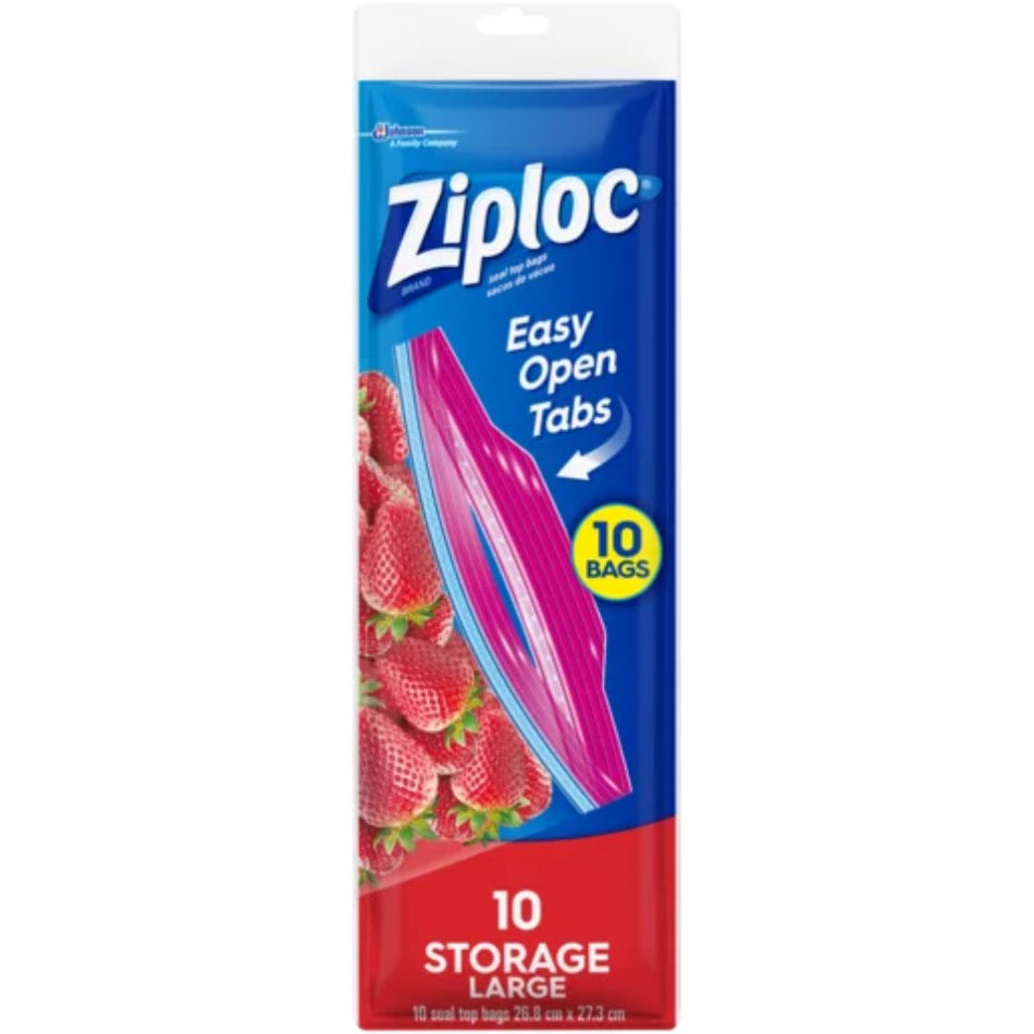 Ziploc Bags Gallon Storgae 10'S