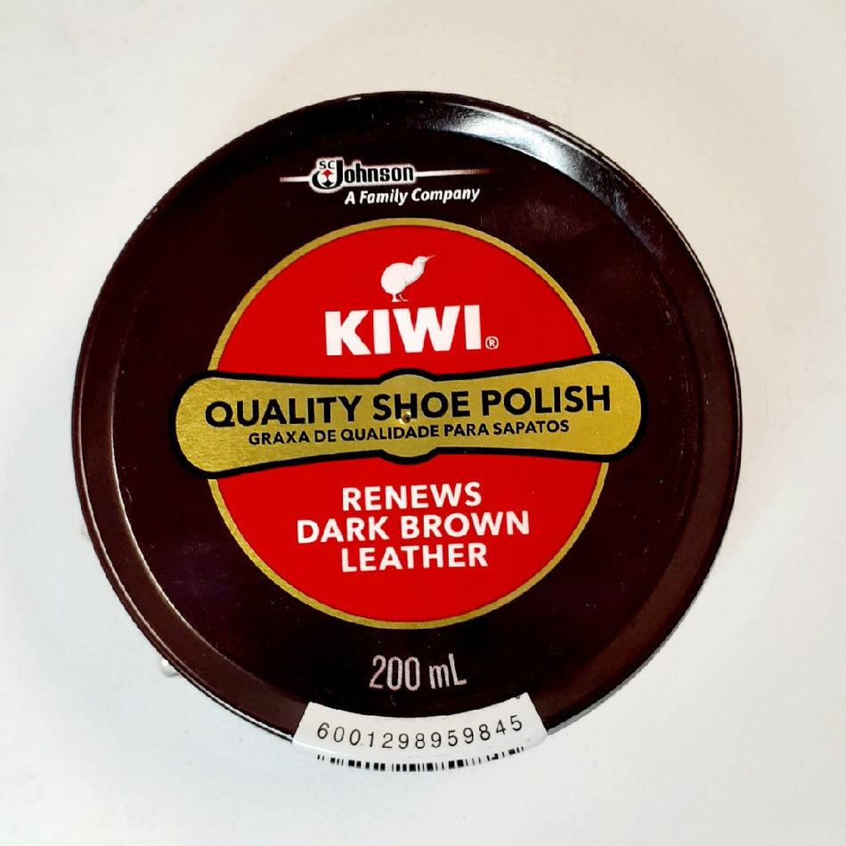 Kiwi Shoe Polish Dark Brown 200ML