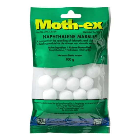 Moth-ex Naphthalene Marbles 100G -