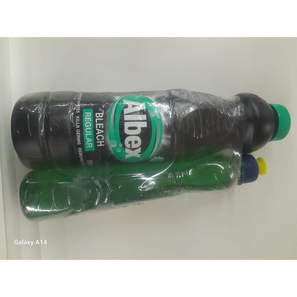 Albex Banded Pack Bleach & Dishwashing Liquid 750ML