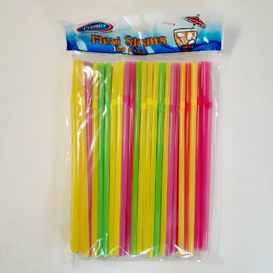 Premier Housewares Flexible Straws 100'S