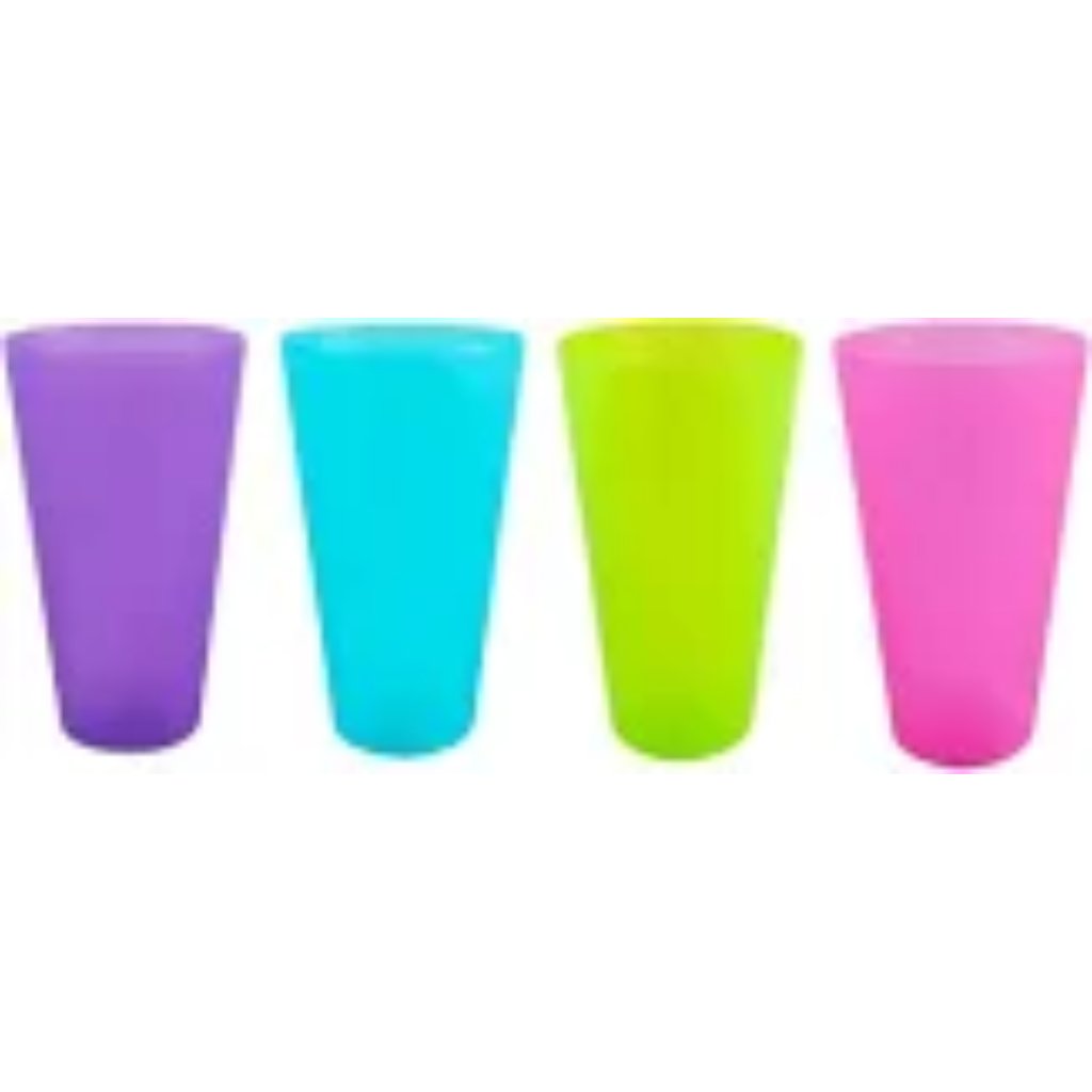 Premier Housewares Coloured Transparent Tumbler 6'S -