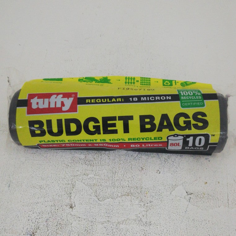 Tuffy Refuse Bags Black 10'S