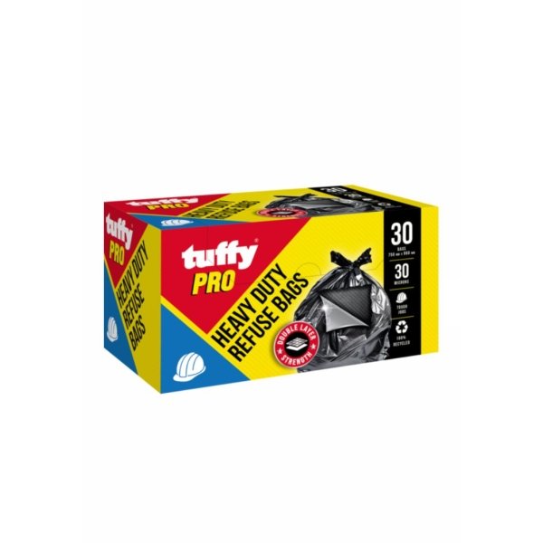 Tuffy Heavy Duty Refuse Bags - 750x950mm 30's