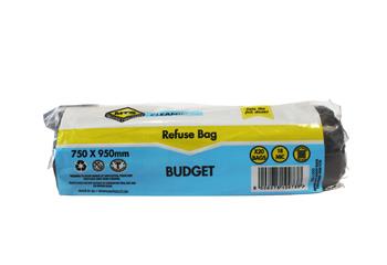 Refuse Bags Mts Standard Black 950x750mm 20'S -