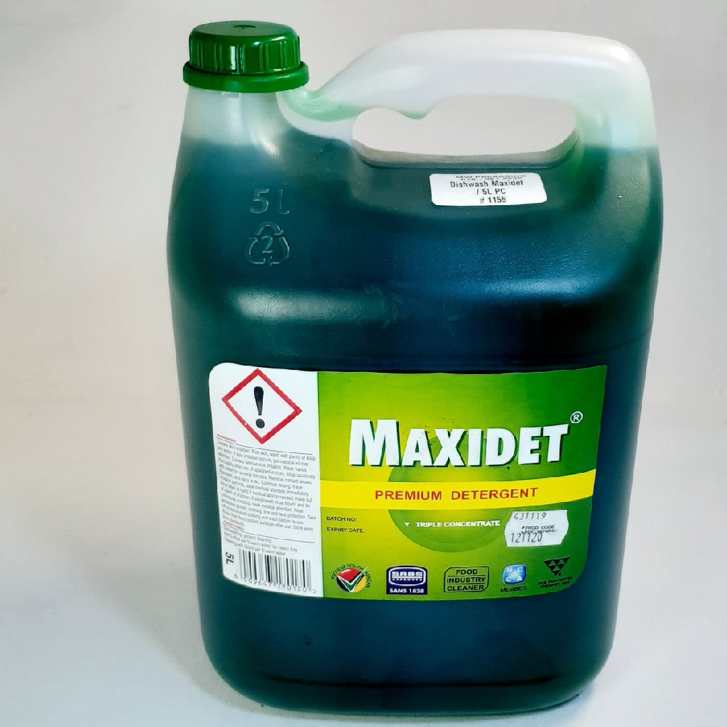 Maxidet Dishwashing Liquid Regular 5L DEFAULT TITLE