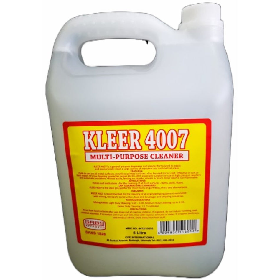 Kleer Multi Purpose Cleaner 4007 5L