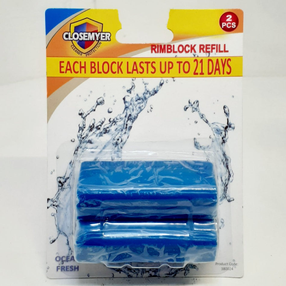Closemyer Toilet Blue Refill 2'S