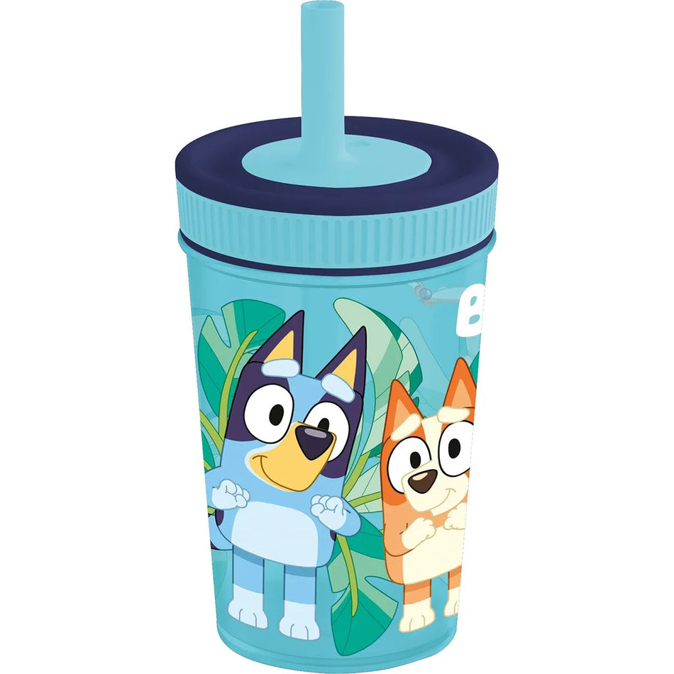 Sistema Bluey Silicone Straw Tumbler 465ML -