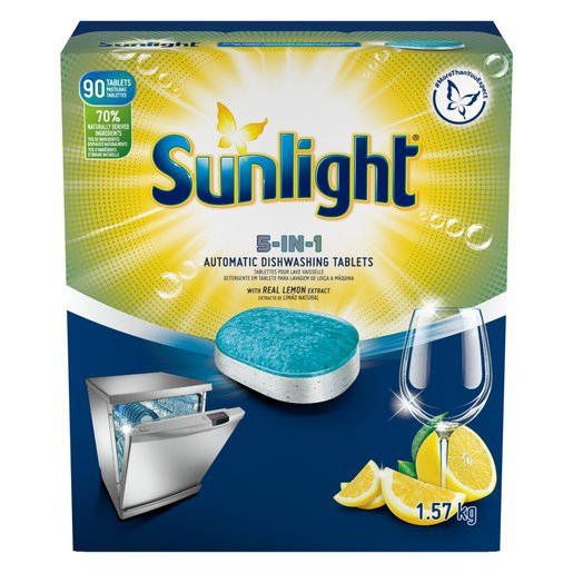 Sunlight Dishwasher Tablets All in One 90's