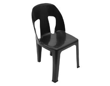 Afri Chair Heavy Duty Chair Black 1's
