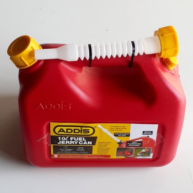 Addis Petrol Jerry Can Plastic Small 10L