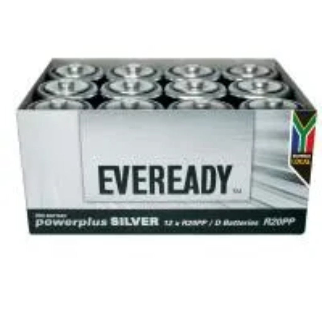 Eveready Battery Powerplus Silver Zinc D Each -