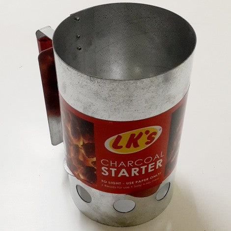 Lk's Galvanised Steel Charcoal Starter