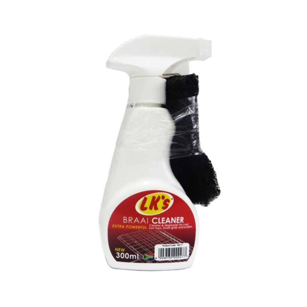 Lk's Braai Cleaner + Free Sponge 300ML -