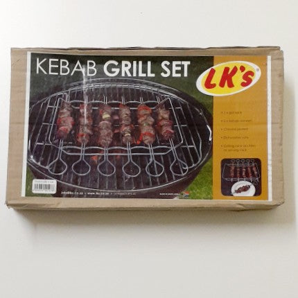 Lk's Kebab Grill Set Chrome -