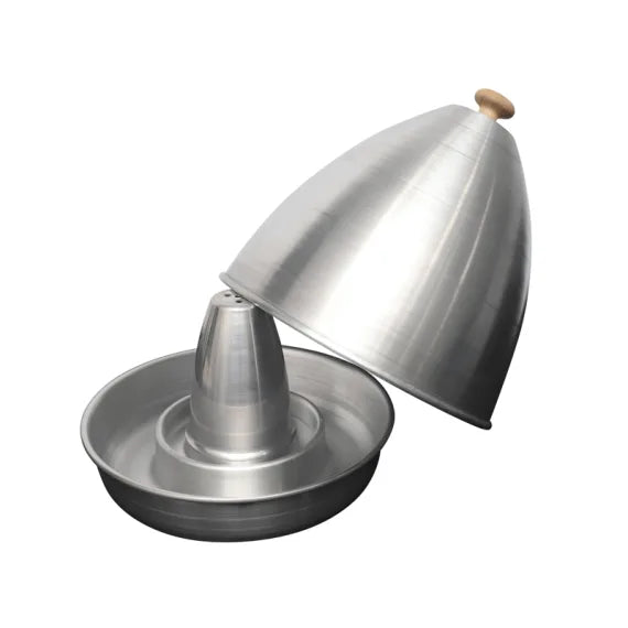 Lk's Aluminium Chicken Roaster With Braai Dome -