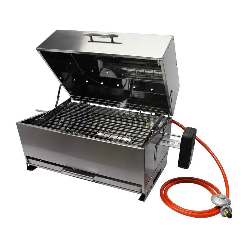 Lk's Gas Rotisserie Braai 430 Stainless Steel -