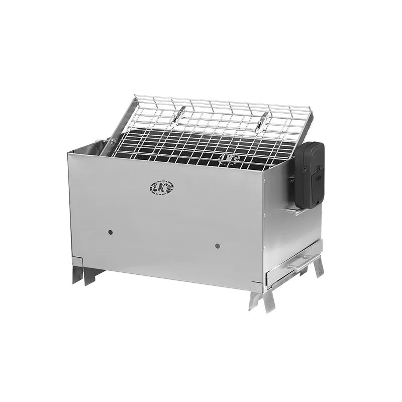 Lk's Charcoal Rotisserie Braai Stainless Steel -