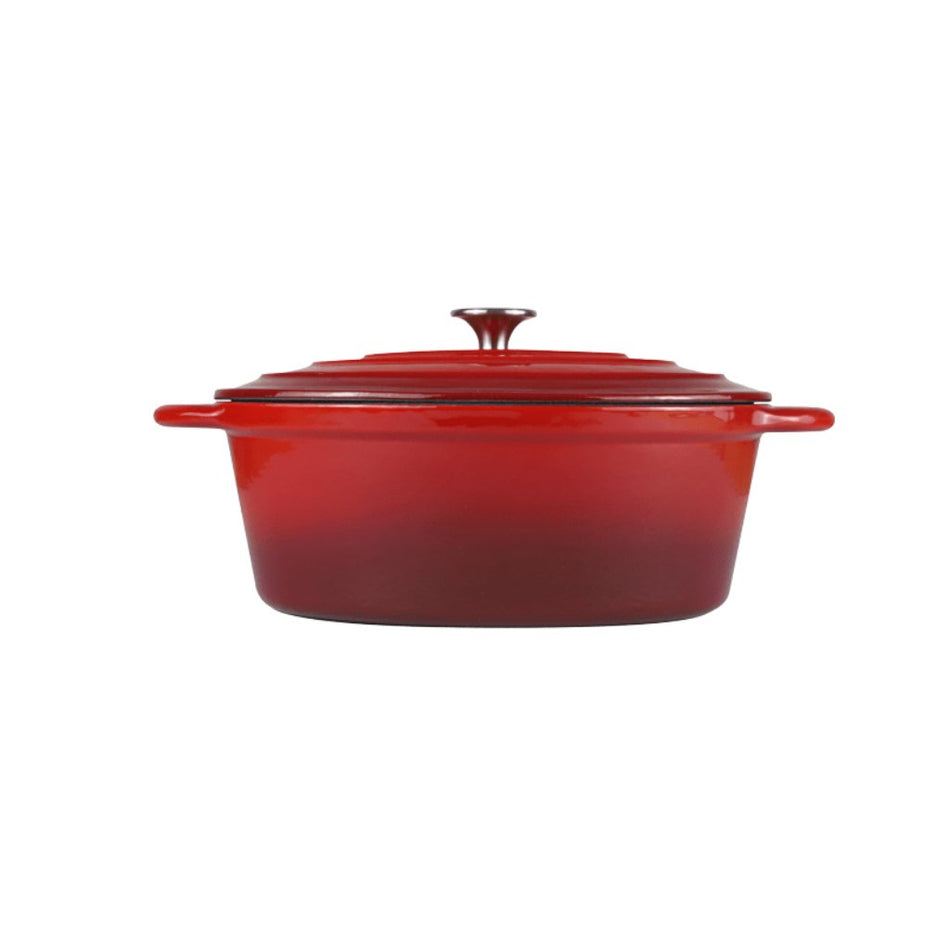 Lk's Chef Round Casserole Red 3L