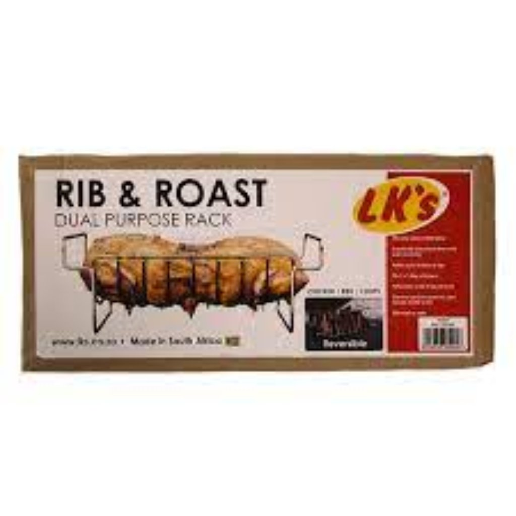 Lk's Chrome Plated Rib & Roast Rack -