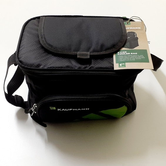 Kaufmann Cooler Bag Charcoal 6 Can