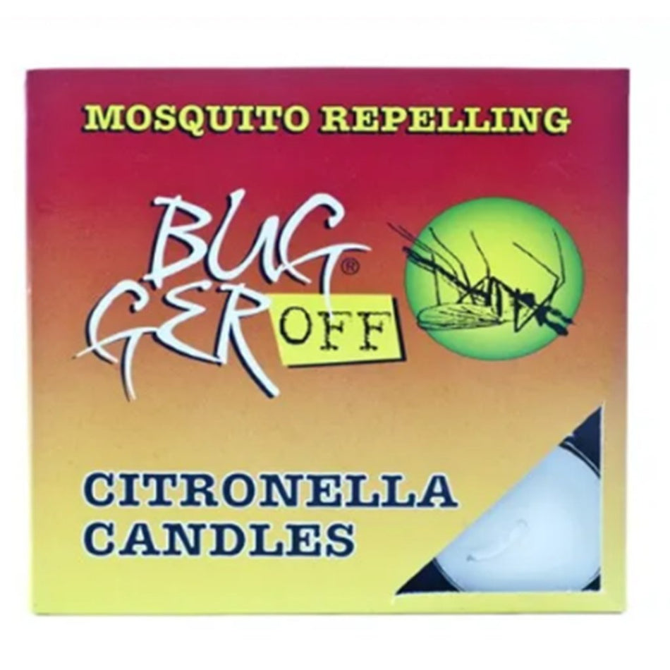 Bugger Off Citronella T-Lite Candles 9'S