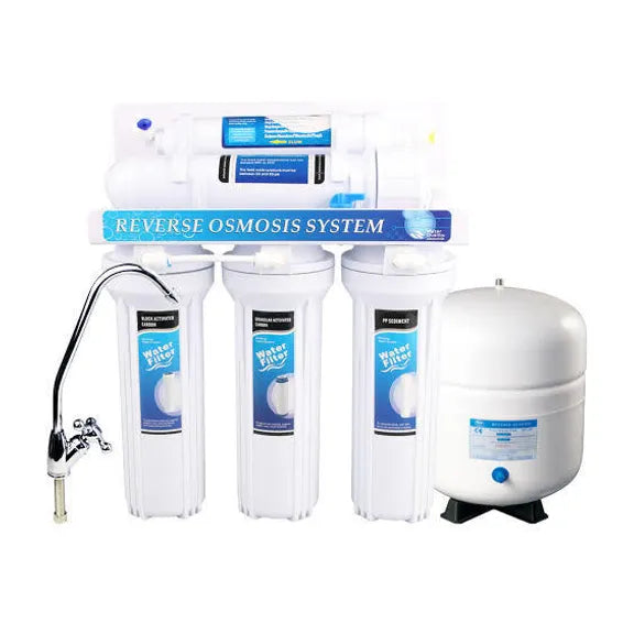 5 Stage Reverse Osmosis Water Filter System Without Pump -