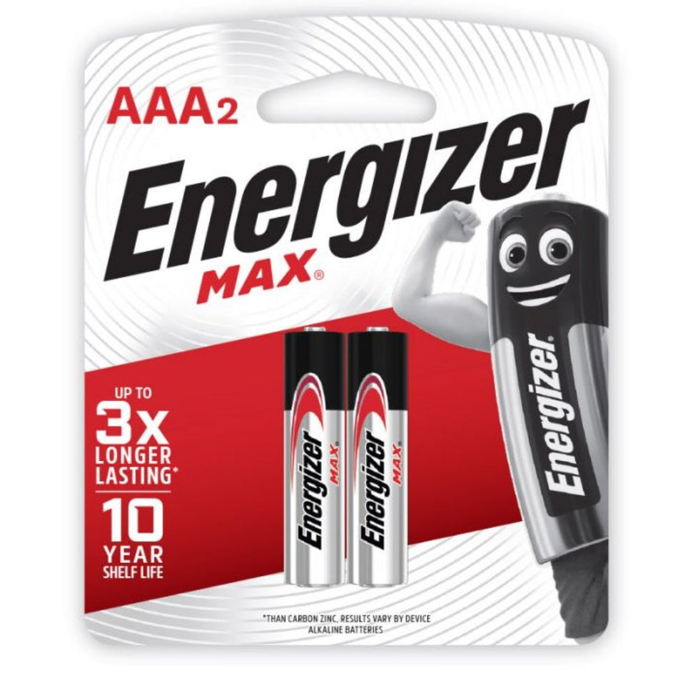 Energizer Battery Max AAA 2'S