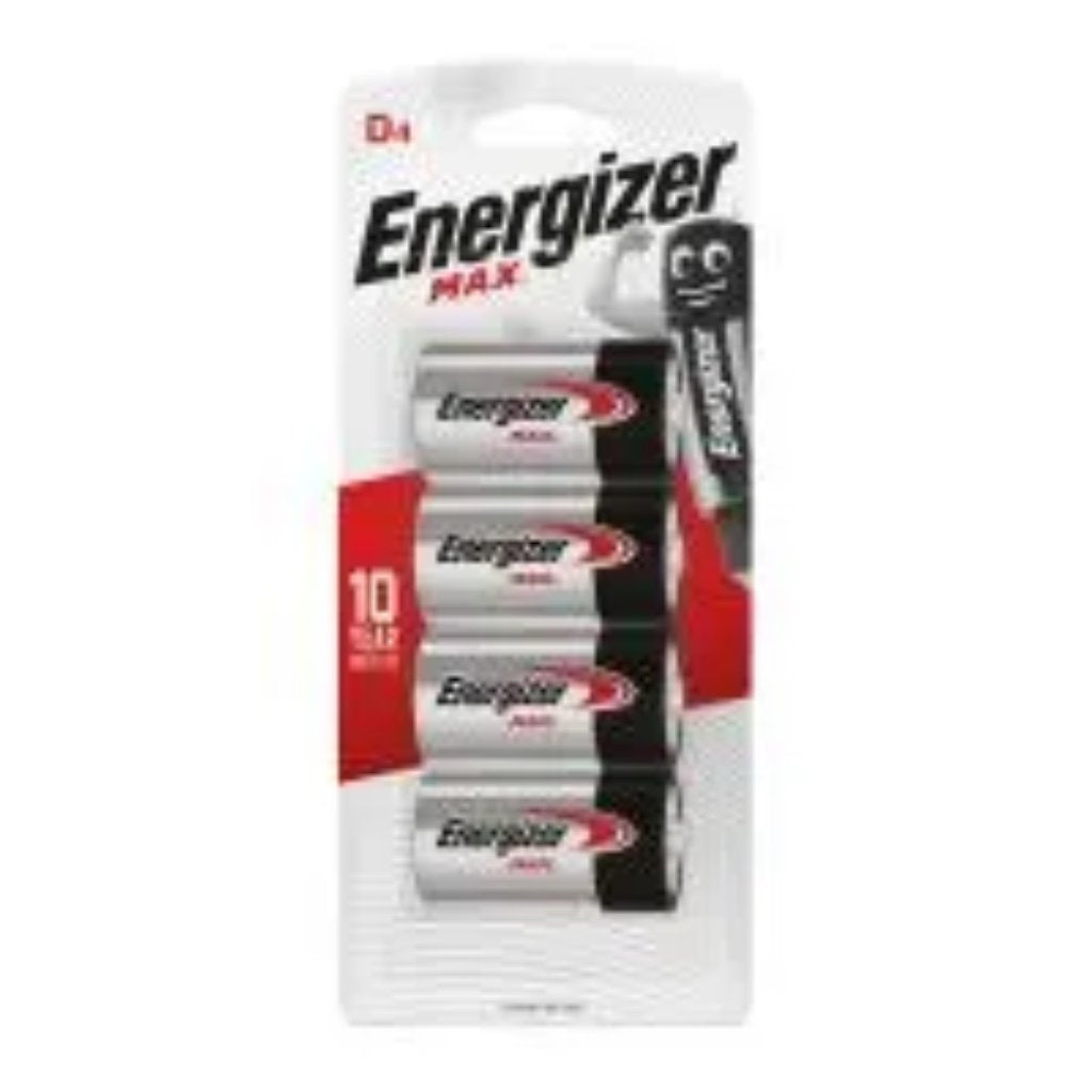 Energizer Battery Max D 4'S -