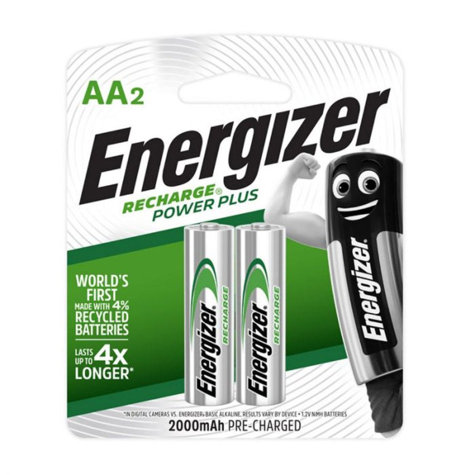 Energizer Battery Recharge Powerplus AA 2'S