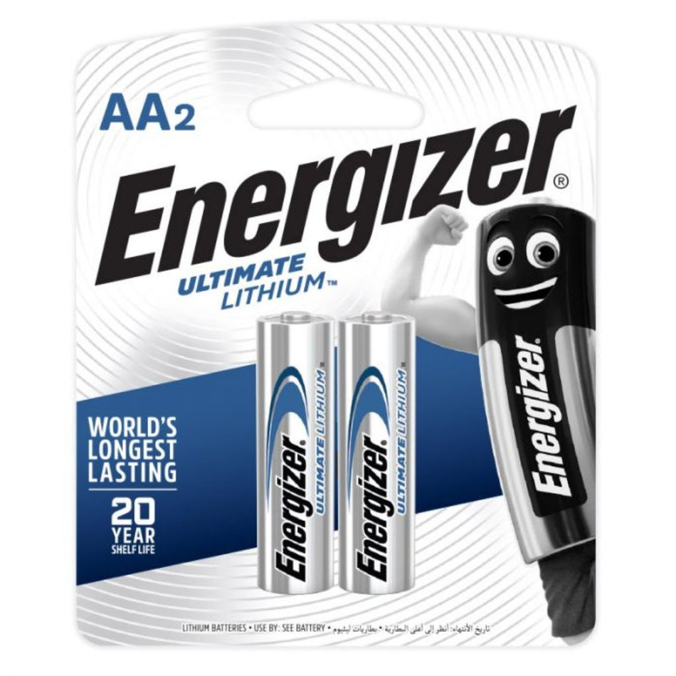 Energizer Battery Ultimate Lithium AA 2'S