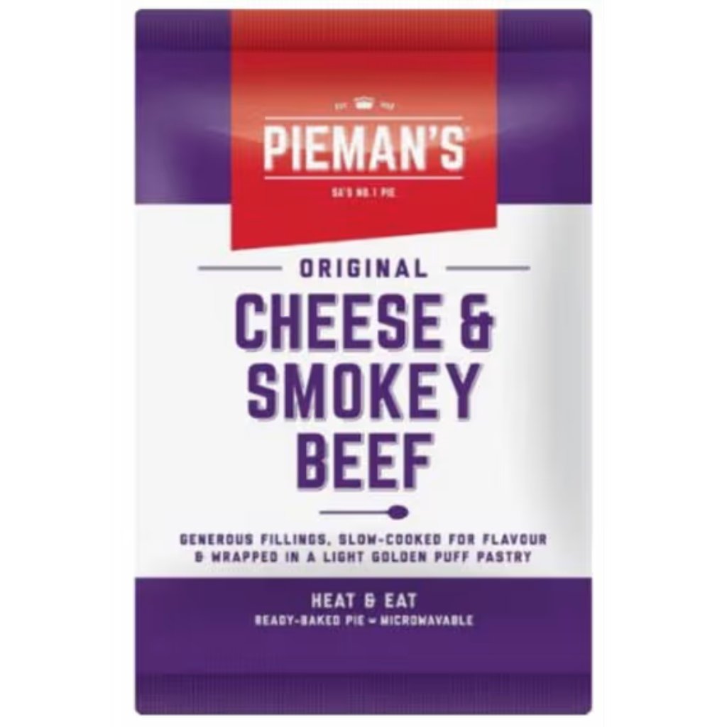 Piemans Baked Pie 1'S Cheese & Smokey Beef