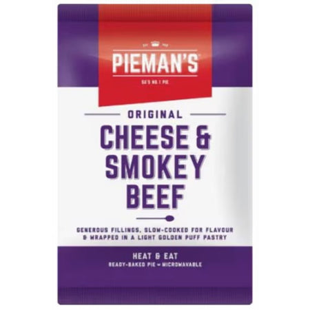 Piemans Baked Pie 1'S Cheese & Smokey Beef