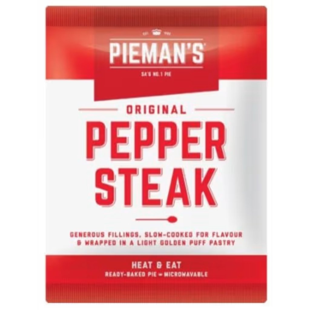 Piemans Baked Pie 1'S Pepper Steak