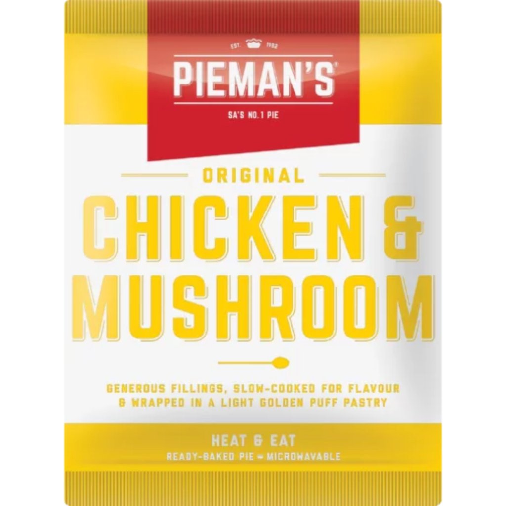 Piemans Baked Pie 1'S Chicken Mushroom