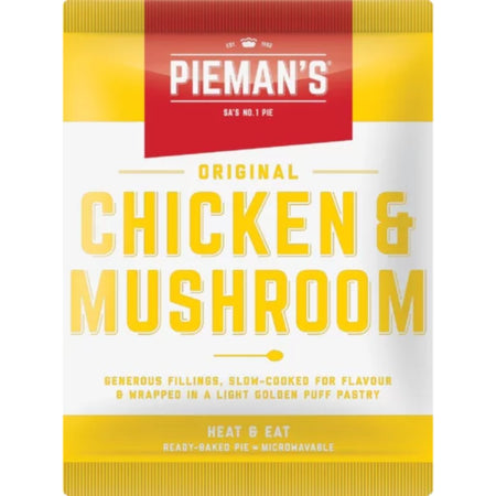Piemans Baked Pie 1'S Chicken Mushroom