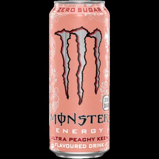 Monster Ultra Peachy Keen Zero Sugar Energy Drink 500ml