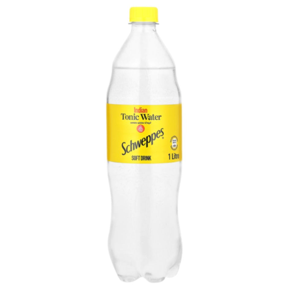 Schweppes Soft Drink Tonic Water 1L