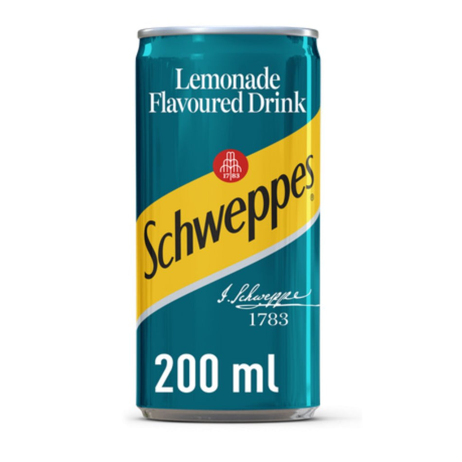 Schweppes Soft Drink Lemonade Can 200ML