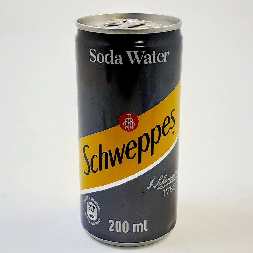 Schweppes Soft Drink Soda Water Can 200ML
