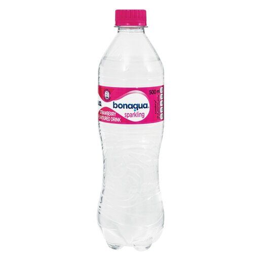 Bonaqua Sparkling Water 500ML Strawberry