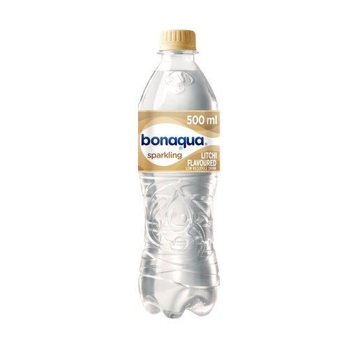 Bonaqua Sparkling Water 500ML Litchi
