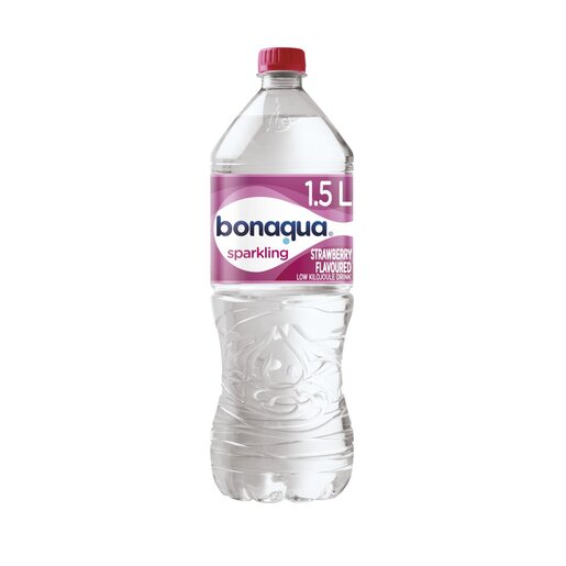 Bonaqua Sparkling Water 1.5L Strawberry