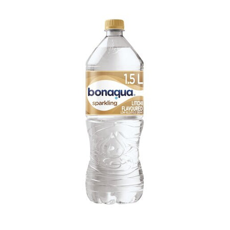Bonaqua Sparkling Water 1.5L Litchi
