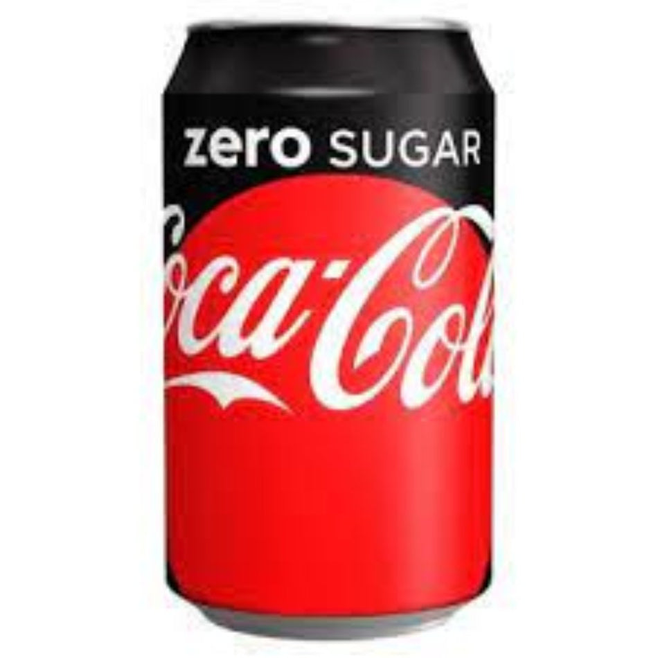 Coca Cola Zero Soft Drink Can 330ML