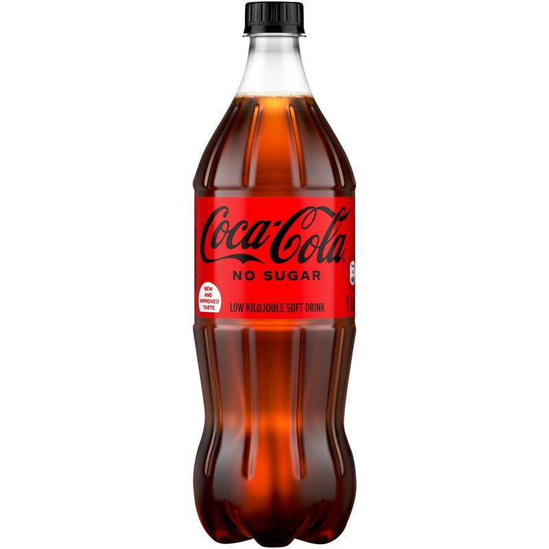 Coca Cola No Sugar Soft Drink 1L -