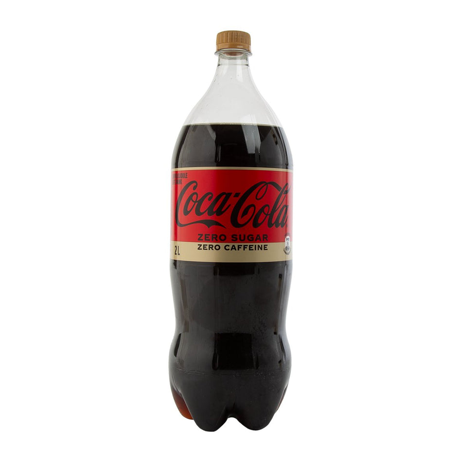Coca Cola Soft Drink Zero Sugar Zero Caffeine 2L