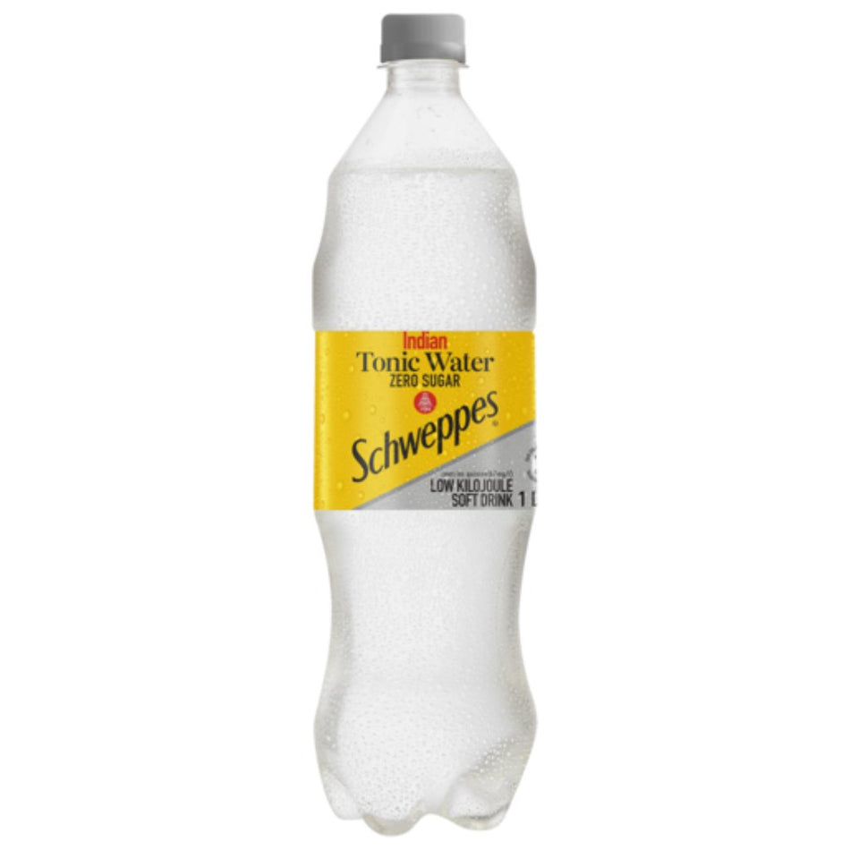 Schweppes Soft Drink Tonic Water No Sugar 1L