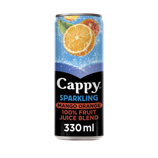 Cappy Sparkling Fruit Juice 330ML Mango Orange